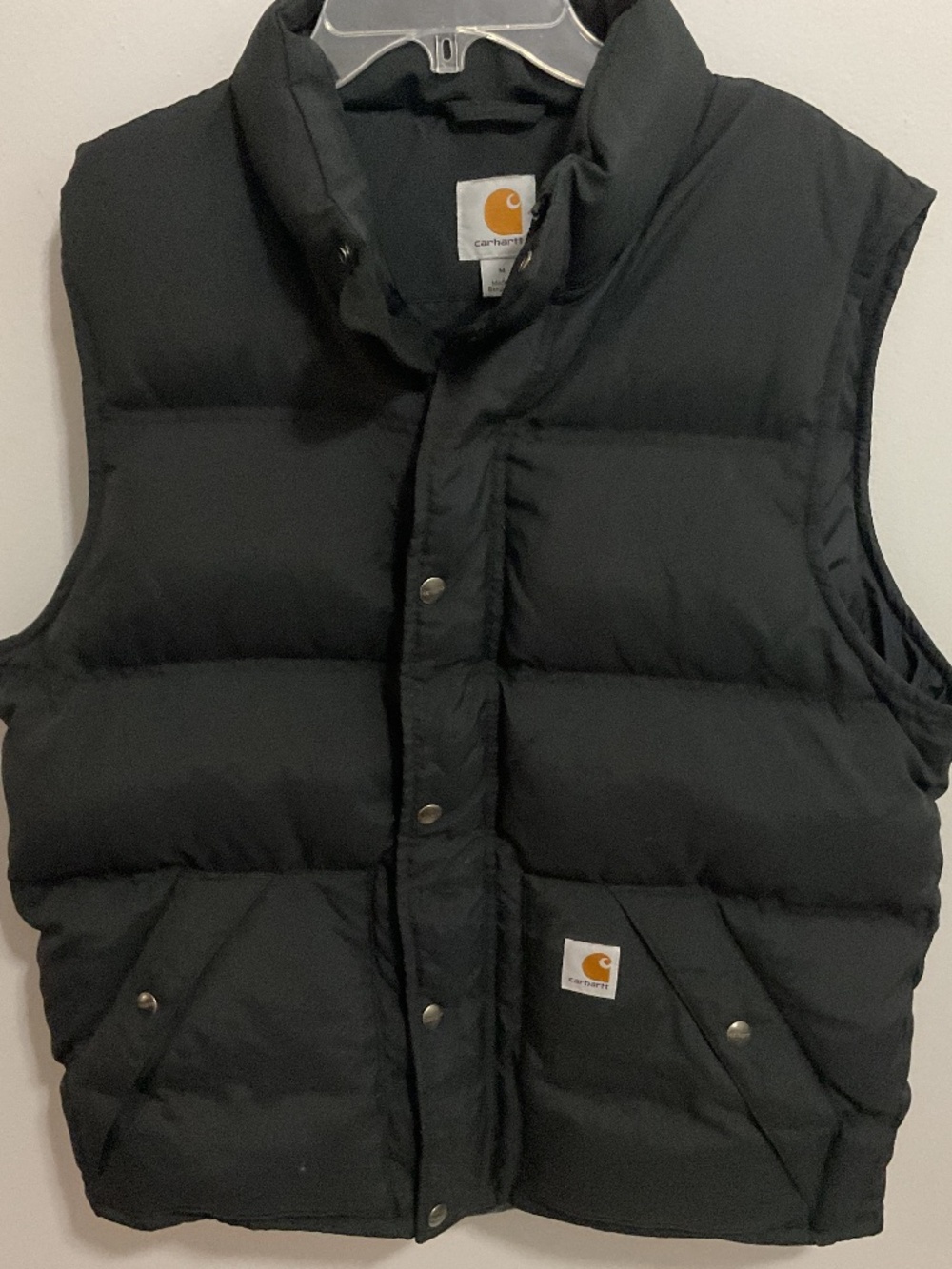 Men’s Carhartt Kalkaska Down-filled Full zip Puffer Vest, Medium